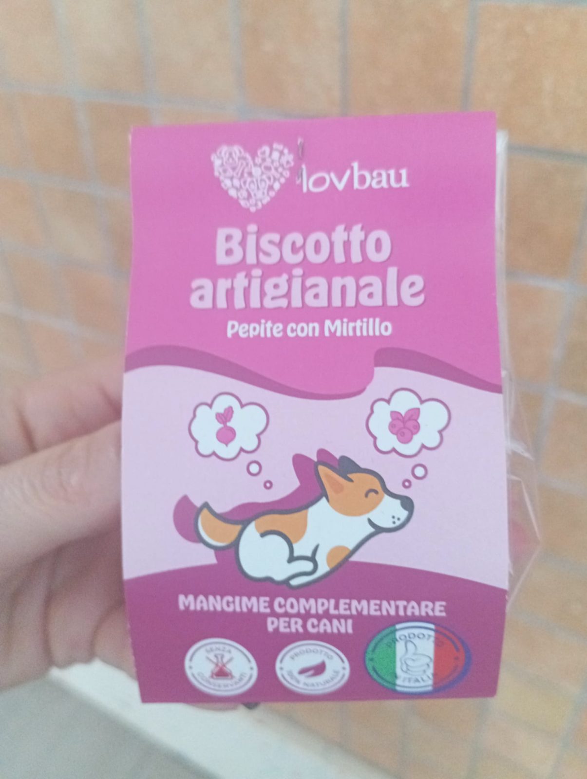 Biscotto artigianale Mirtillo